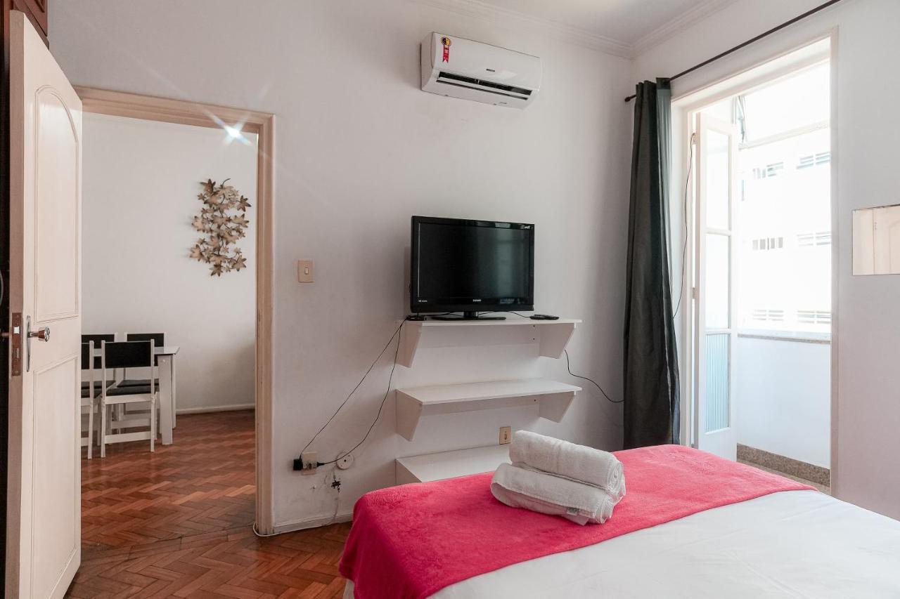 Apartamento Na Melhor Localizacao De Copacabana Rio de Janeiro Bagian luar foto